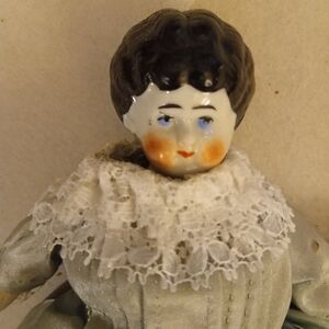 Vintage China 9" Doll marked Made in Getmany